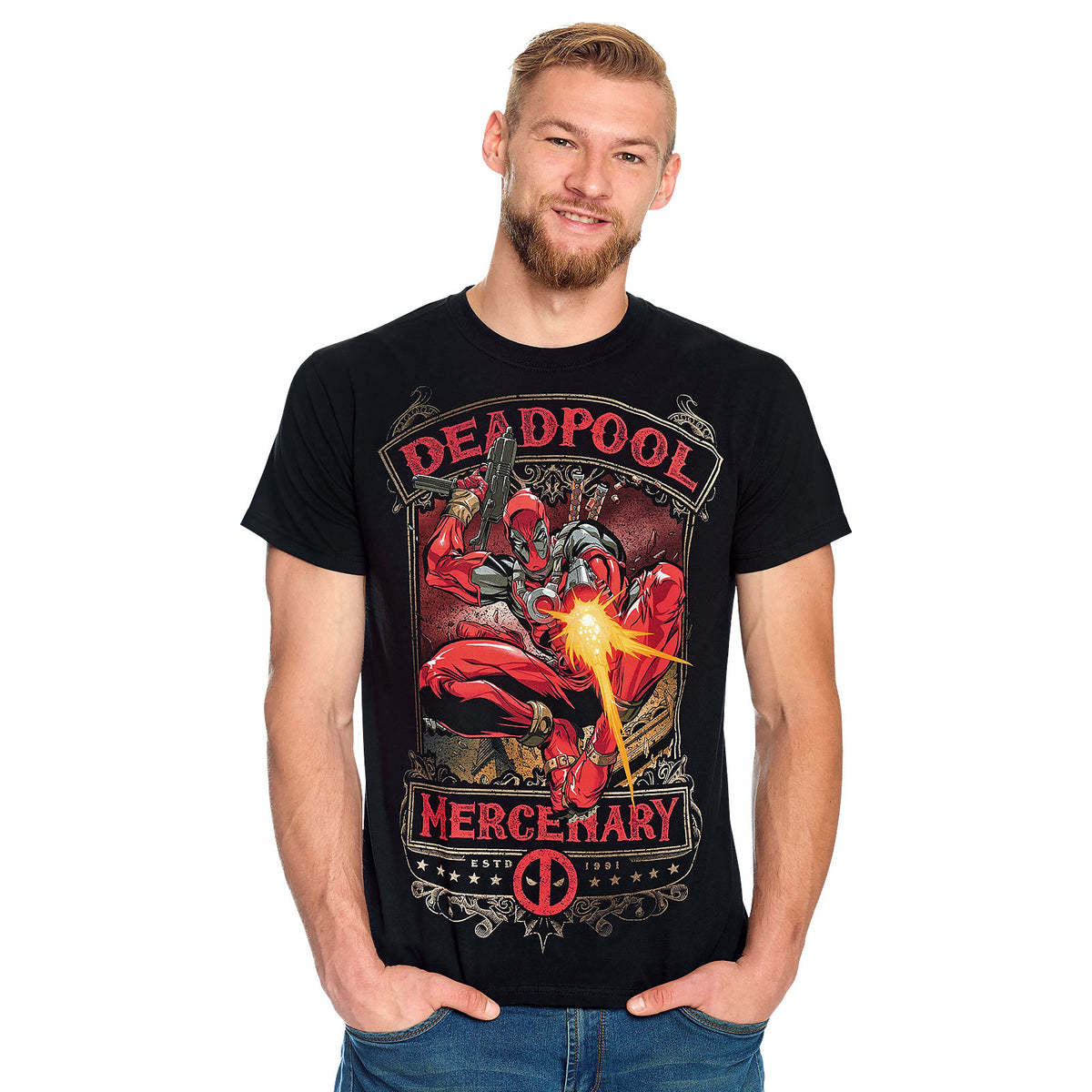 Immagine del prodotto Deadpool - T-shirt Mercenary nera