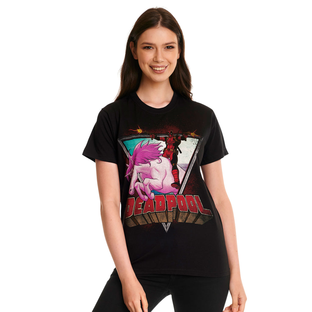 Immagine del prodotto Deadpool - T-shirt Unicorn Ride nera