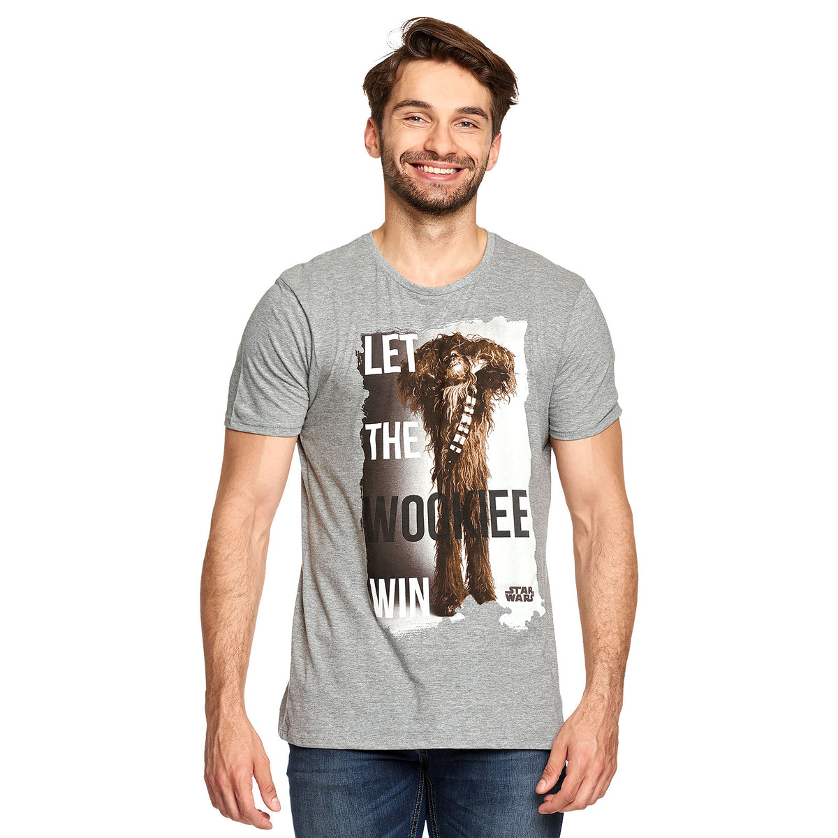Immagine del prodotto Star Wars - Lascia che il Wookiee vinca T-shirt grigia