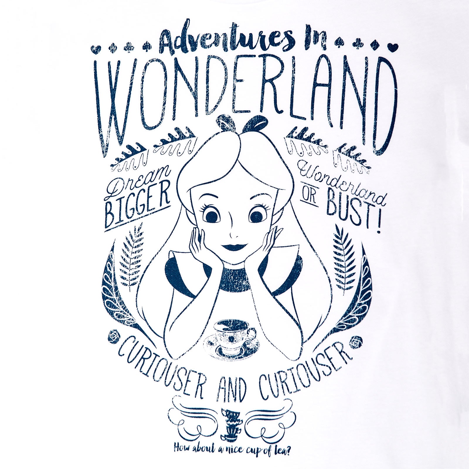 Immagine del prodotto Alice nel paese delle meraviglie - Adventures in Wonderland T-shirt donna bianca