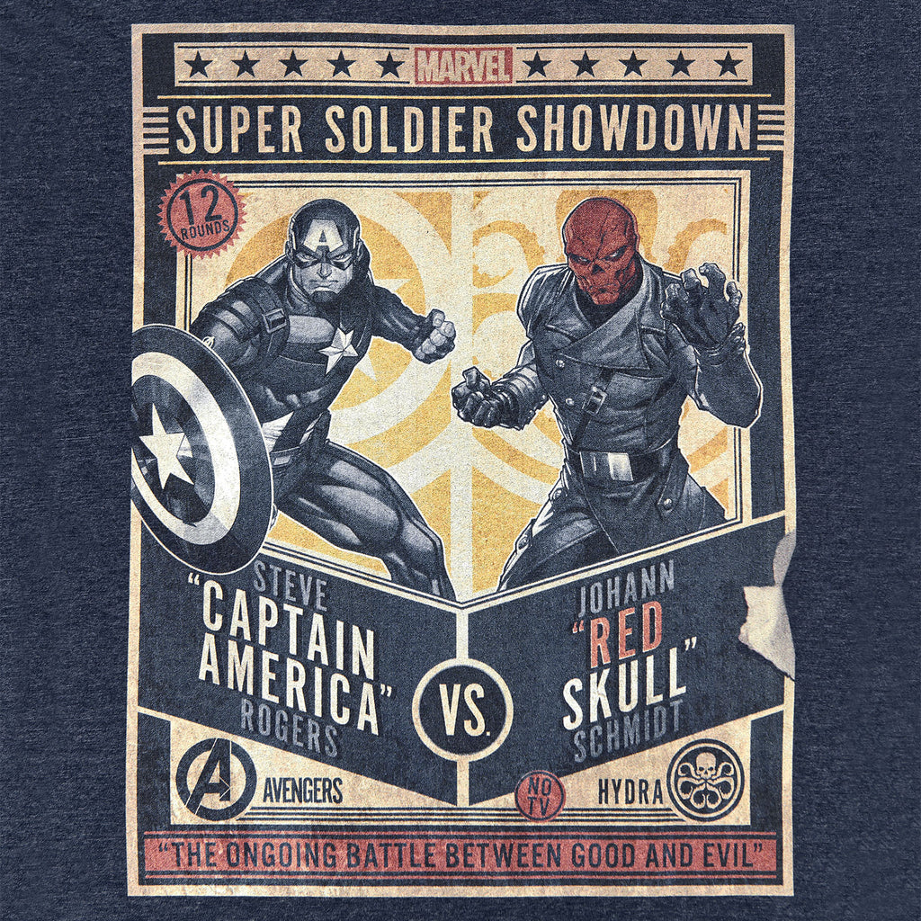 Immagine del prodotto Maglietta blu di Captain America - Super Soldier Showdown