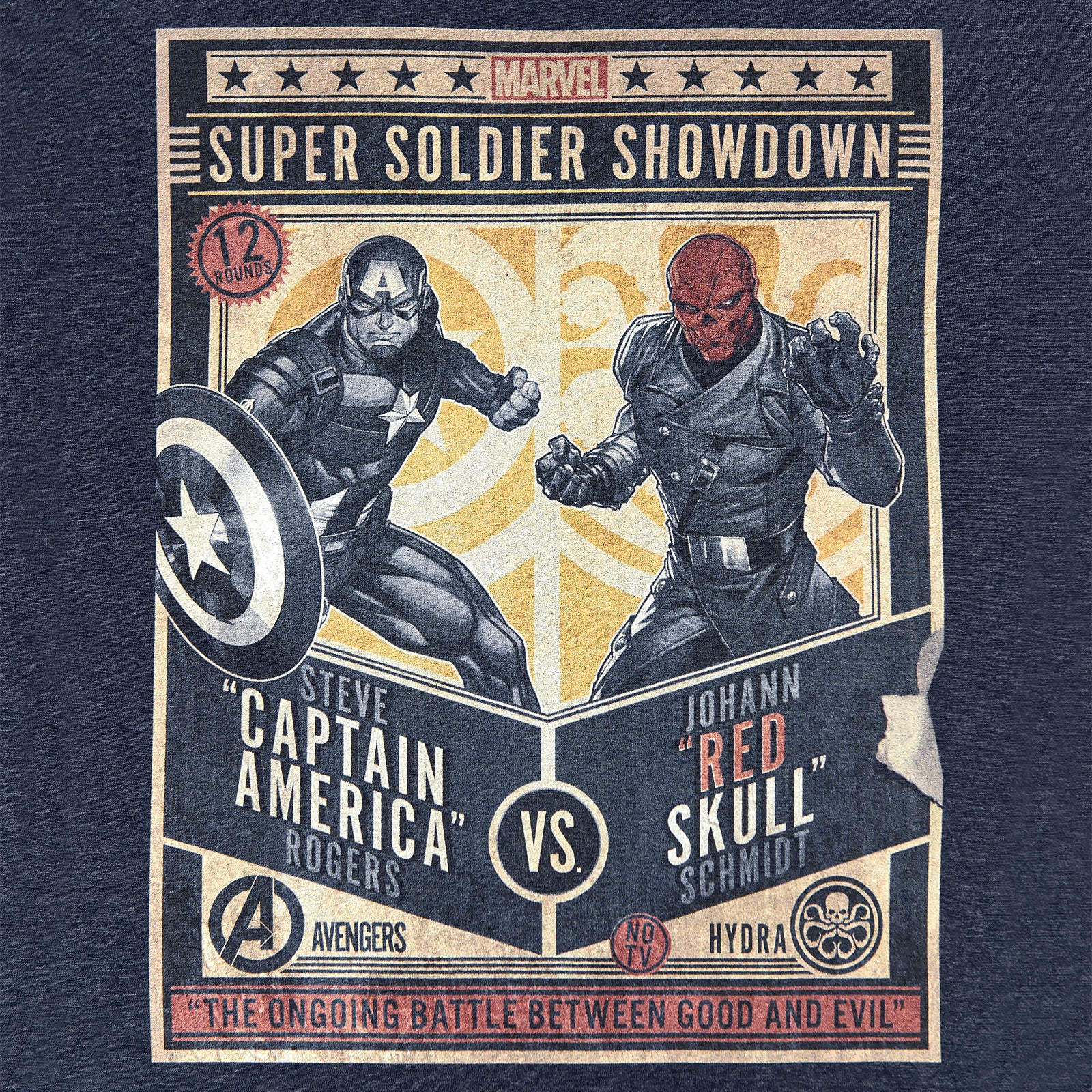 Immagine del prodotto Maglietta blu di Captain America - Super Soldier Showdown