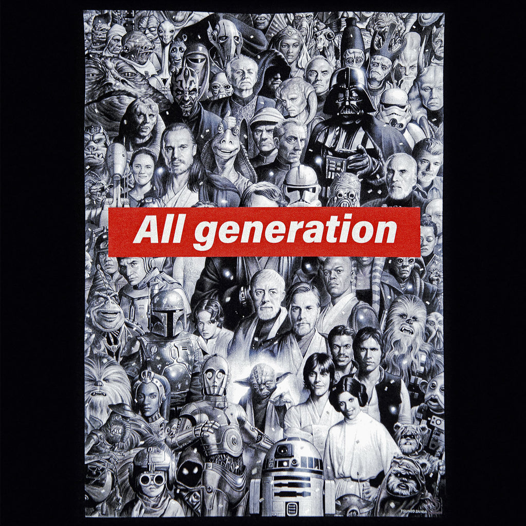 Immagine del prodotto Star Wars - T-shirt All Generation nera