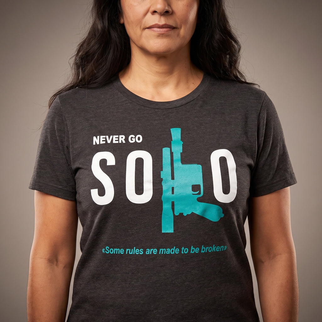 Immagine del prodotto Star Wars - Never Go Solo T-Shirt grigia