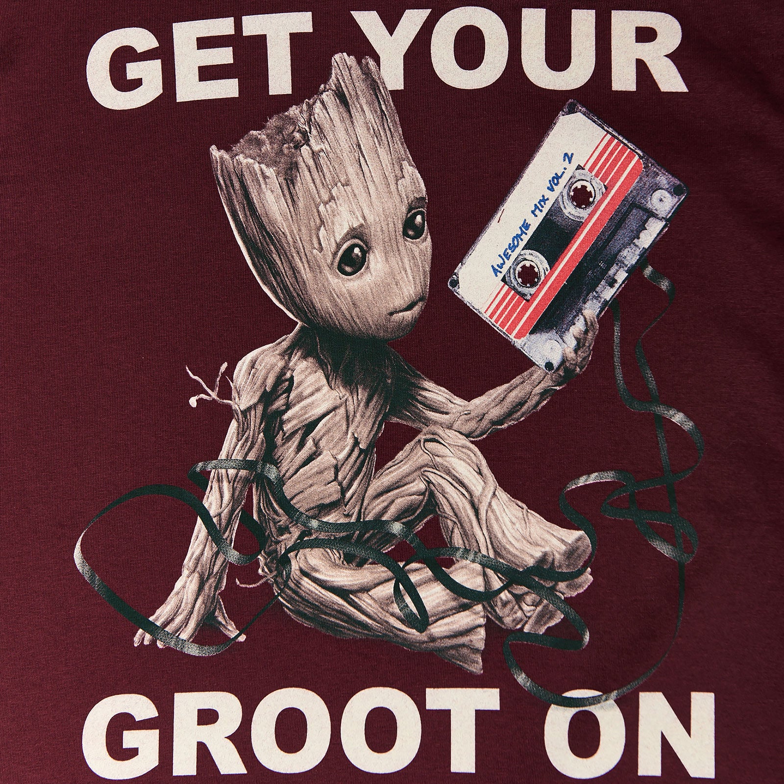 Immagine del prodotto Guardiani della Galassia - T-Shirt Groot per bambini rossa