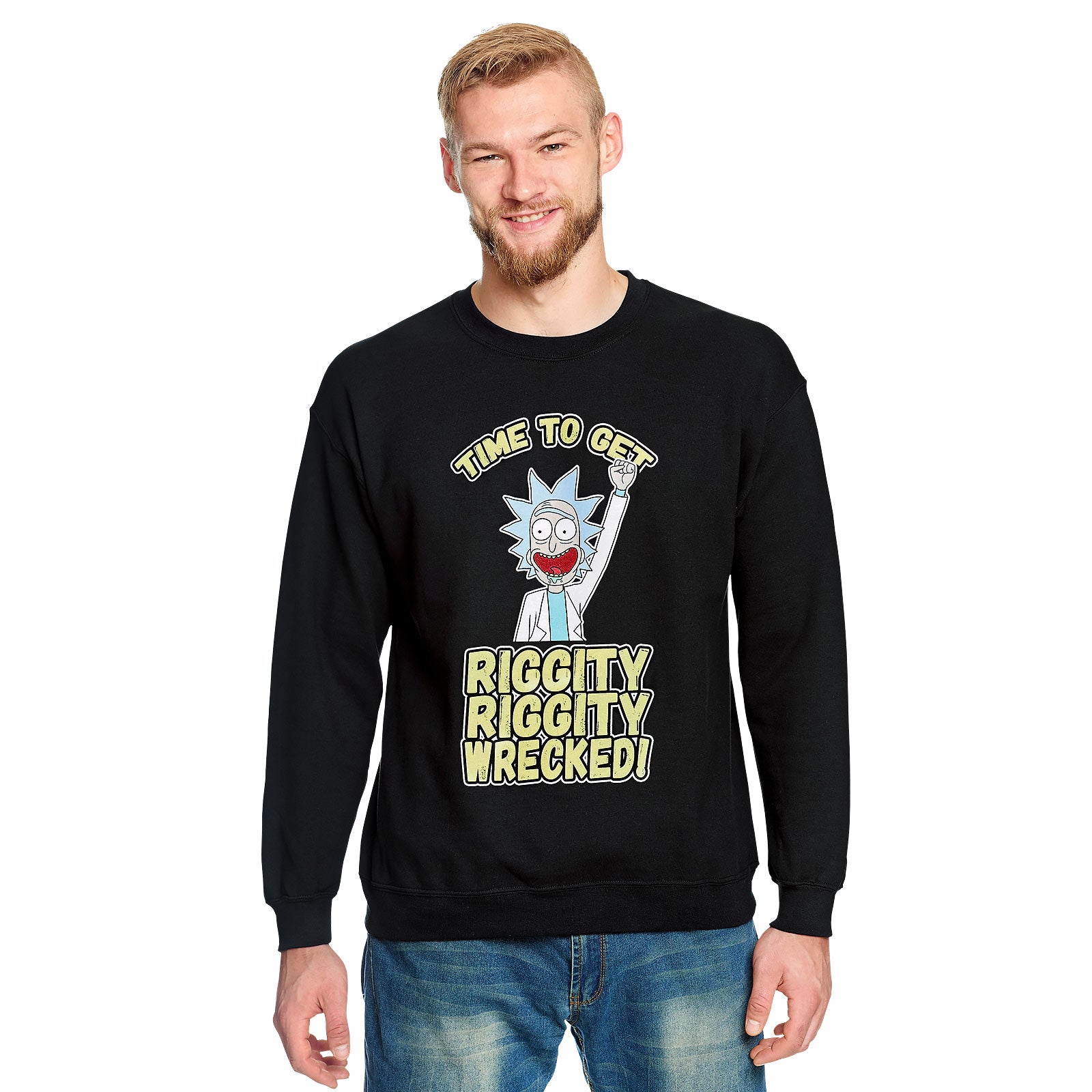 Immagine del prodotto Rick e Morty - Maglione Riggity Wrecked nero