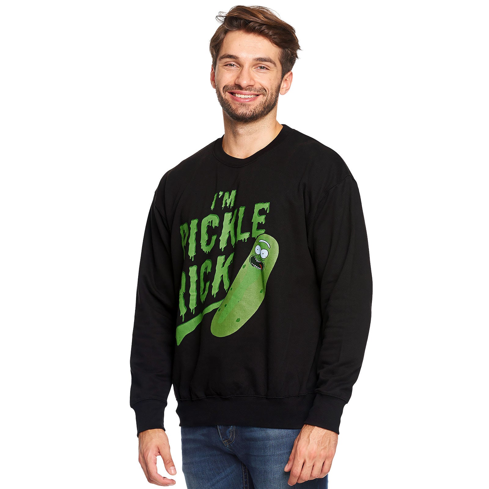 Immagine del prodotto Rick e Morty - Maglione nero 'Sono Pickle Rick'