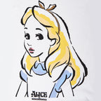 Immagine del prodotto Alice nel paese delle meraviglie - T-shirt ritratto donna bianca