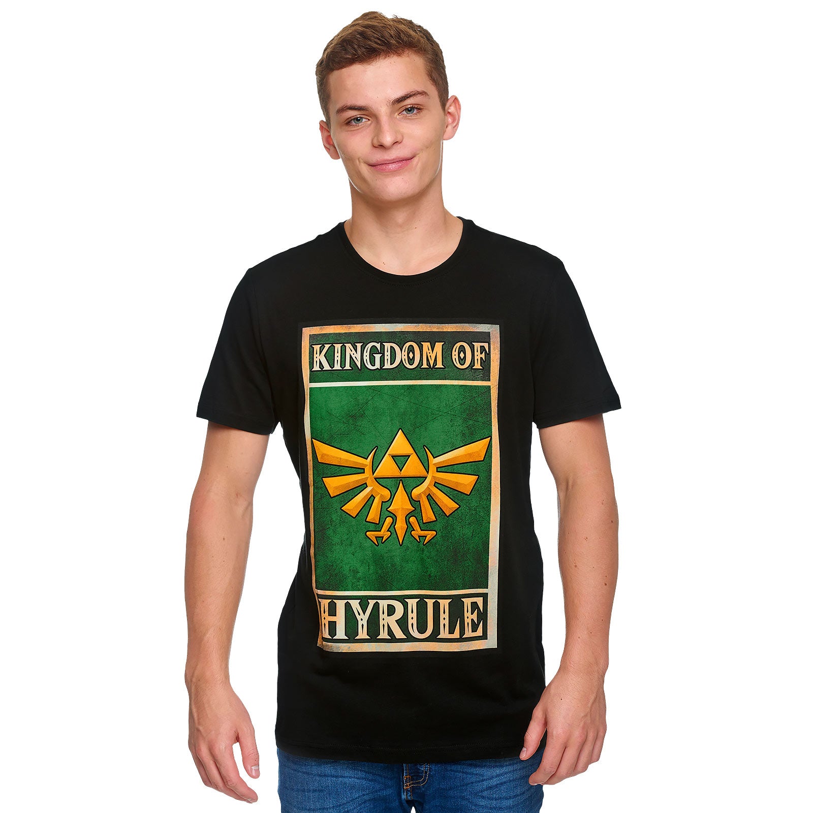 Immagine del prodotto Zelda - Regno di Hyrule T-shirt nera da propaganda