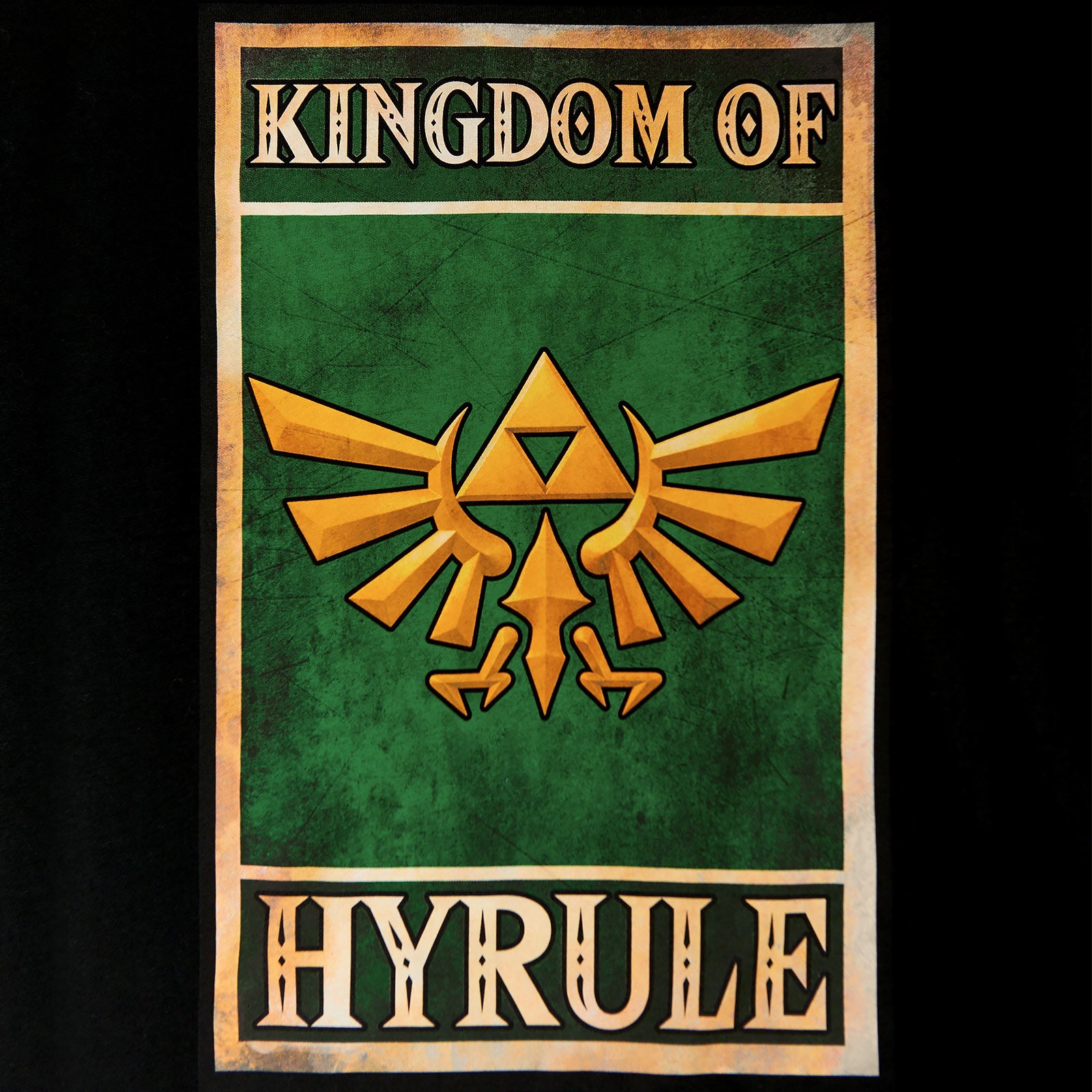 Immagine del prodotto Zelda - Regno di Hyrule T-shirt nera da propaganda