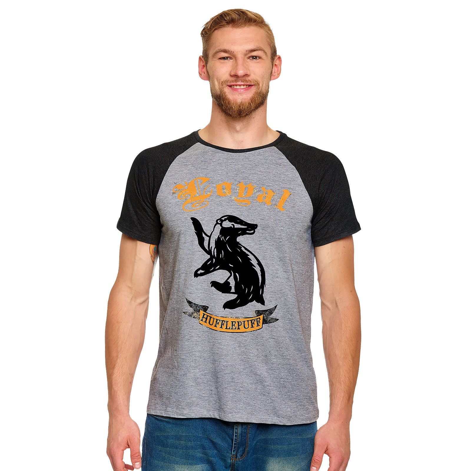 Immagine del prodotto Harry Potter - T-Shirt Leale Hufflepuff Grigia