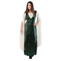Immagine del prodotto Abito in velluto medievale per donna verde