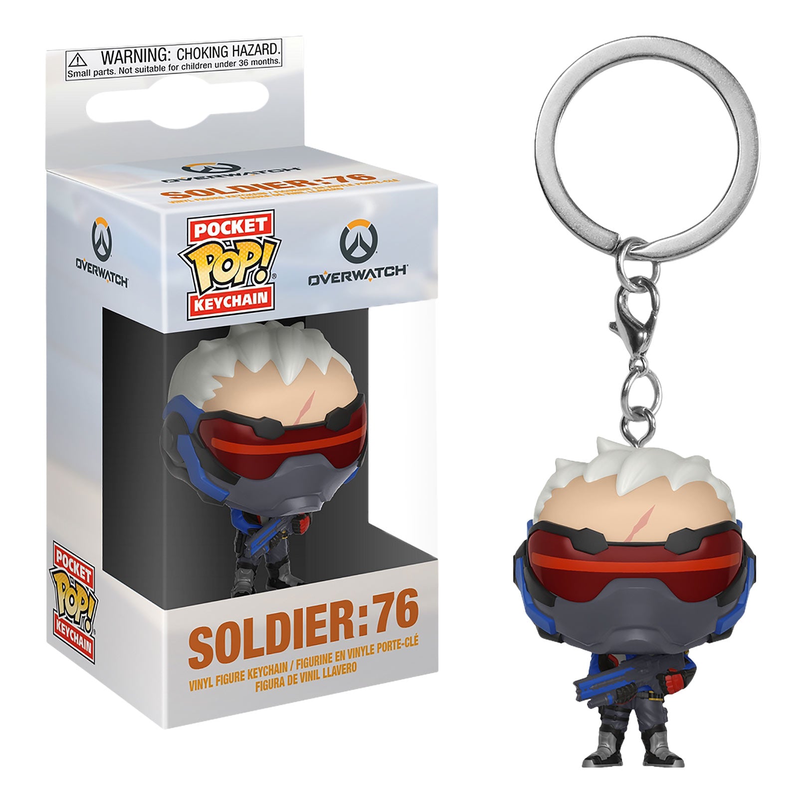 Product image Overwatch - Soldier 76 Funko Pop Keychain