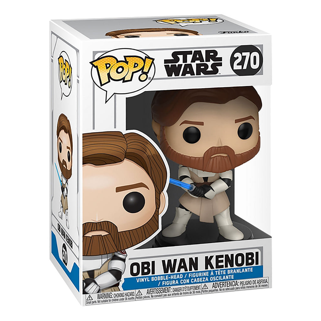Immagine del prodotto Star Wars - Clone Wars Obi Wan Kenobi Funko Pop Figura a Testa Oscillante