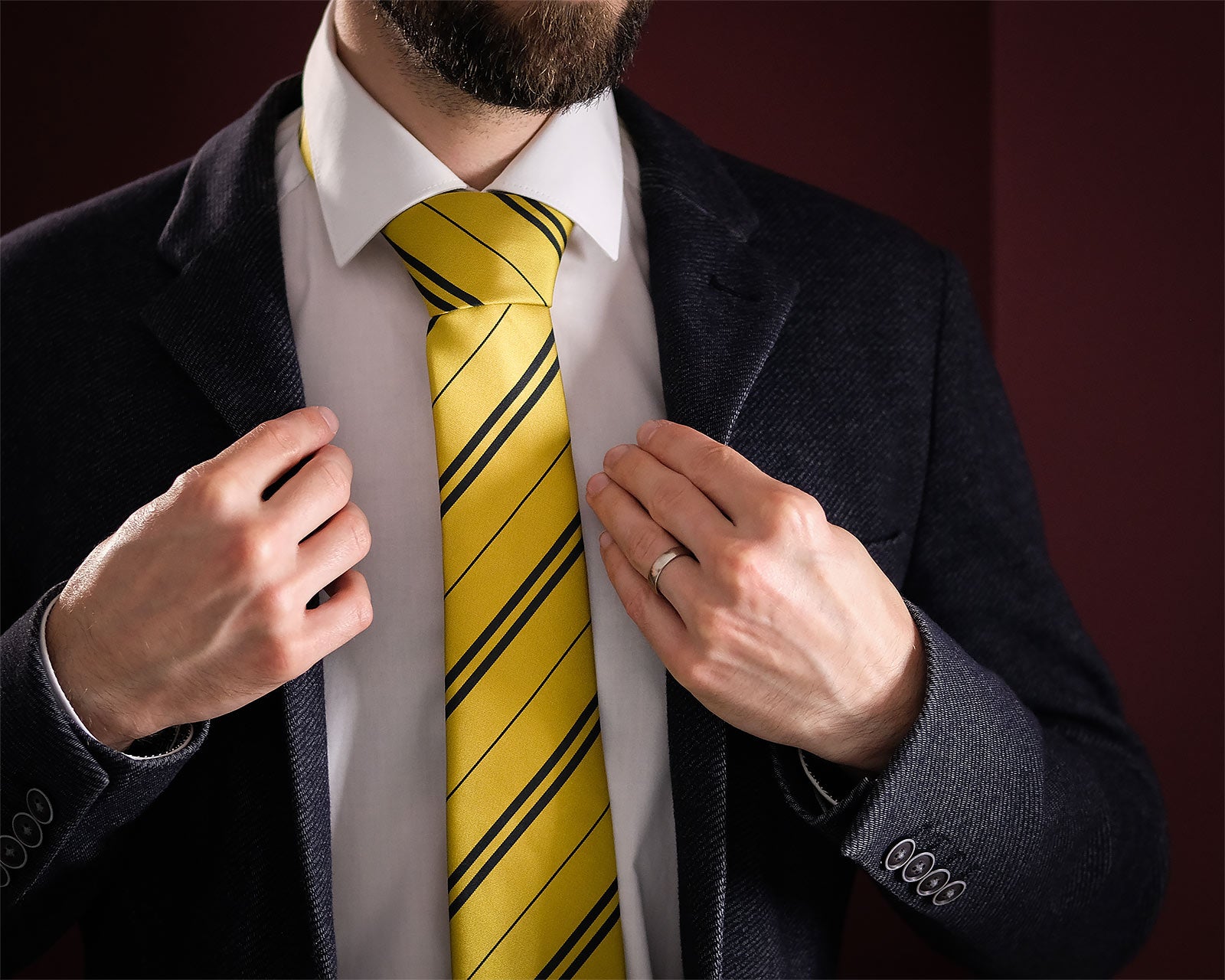 Immagine del prodotto Harry Potter - Cravatta Hufflepuff con scatola regalo