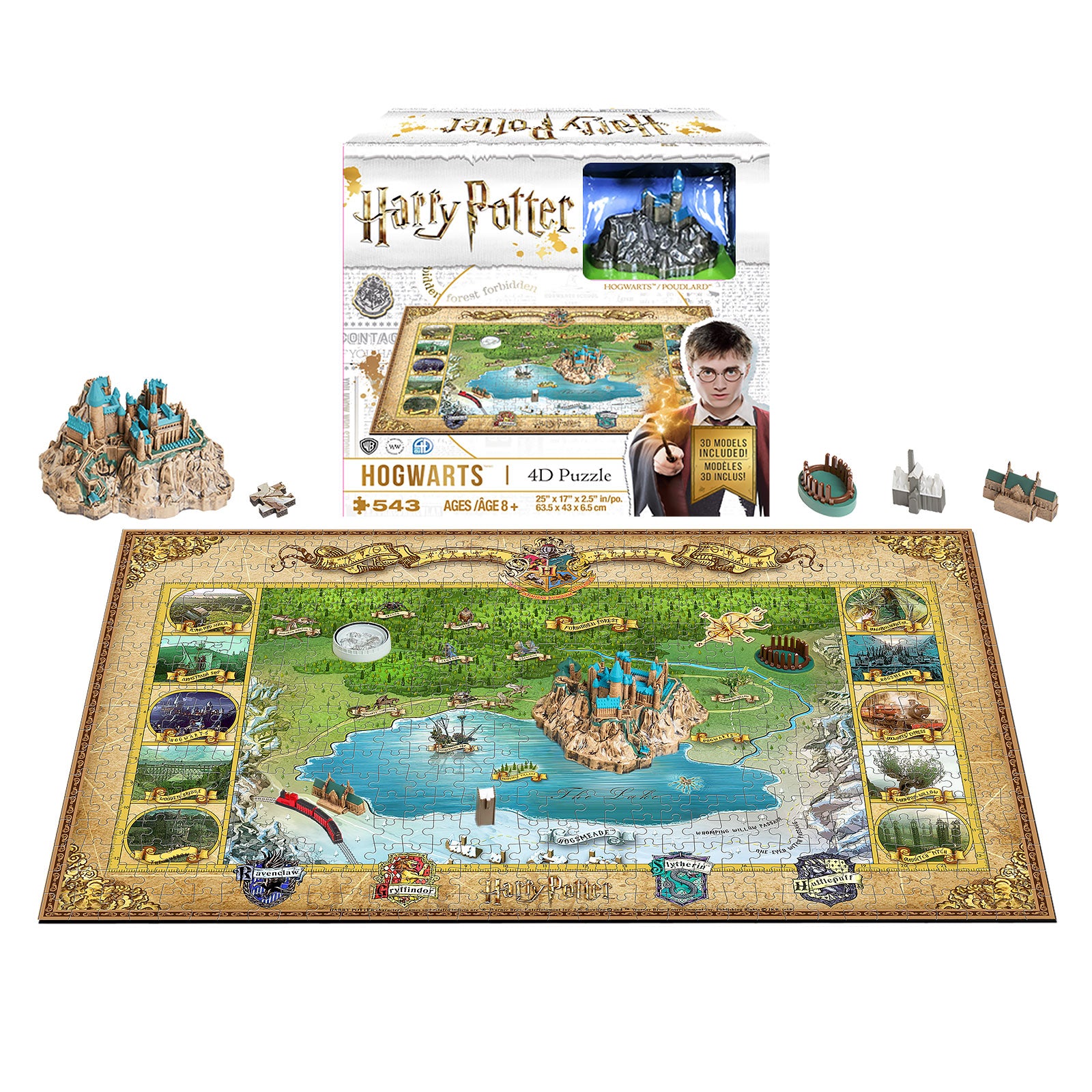 Immagine del prodotto Harry Potter - Hogwarts 4D Mini Puzzle