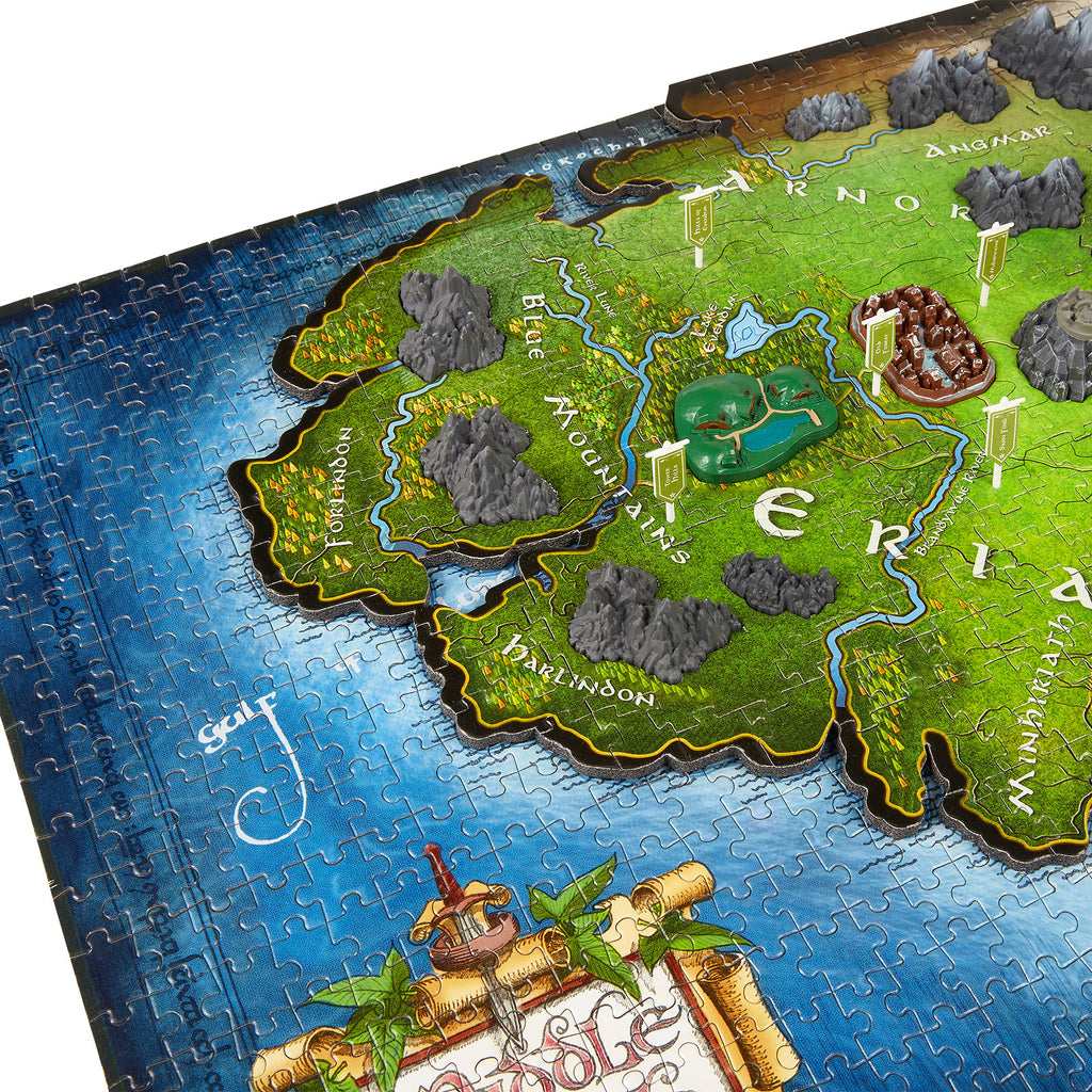 Immagine del prodotto Il Signore degli Anelli - Mappa della Terra di Mezzo Puzzle 4D