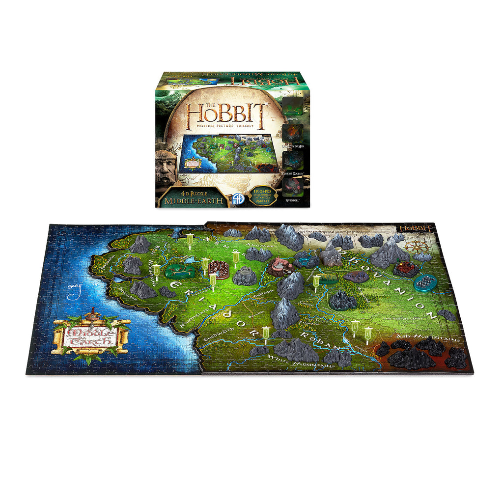 Immagine del prodotto Il Signore degli Anelli - Mappa della Terra di Mezzo Puzzle 4D