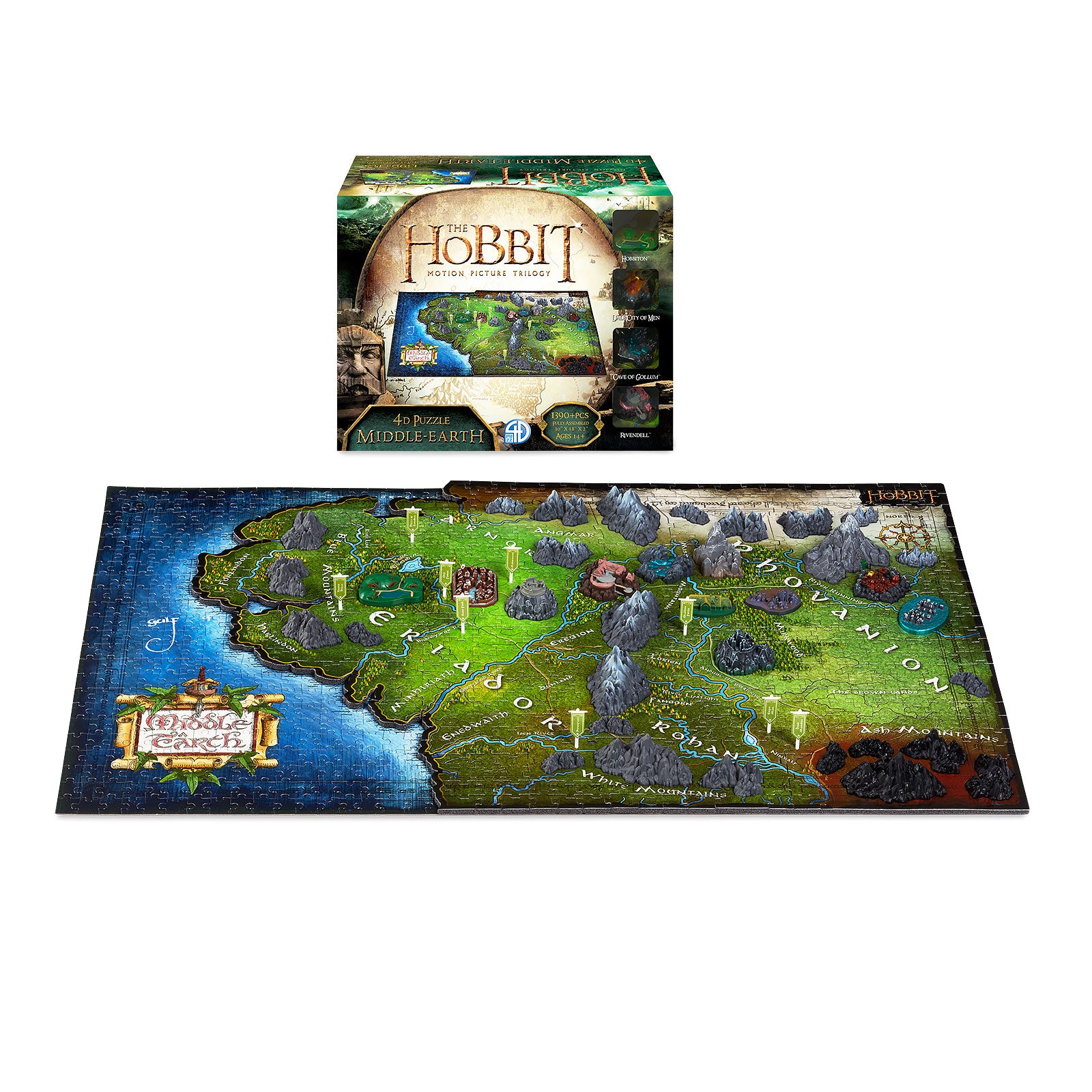 Immagine del prodotto Il Signore degli Anelli - Mappa della Terra di Mezzo Puzzle 4D