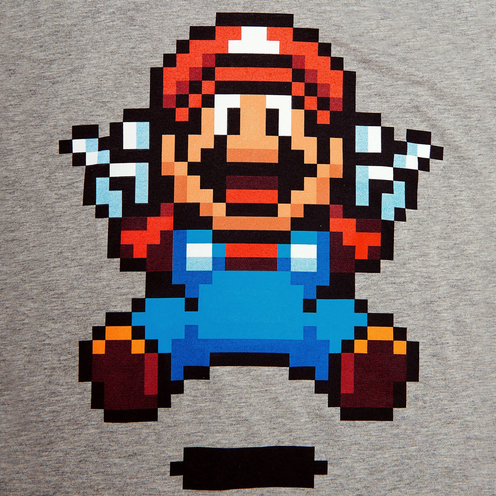 Immagine del prodotto Super Mario - T-shirt da donna Jump Pixel grigia