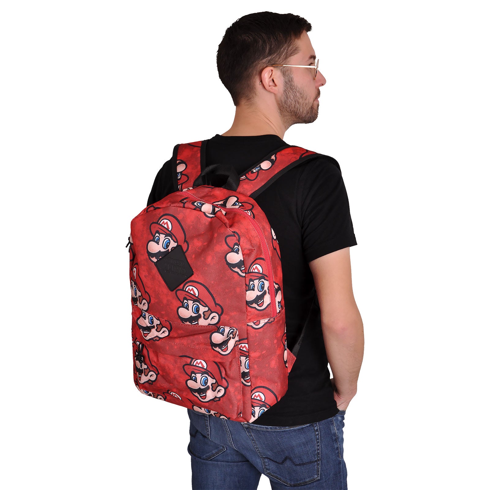Immagine del prodotto Super Mario - Zaino rosso con facce