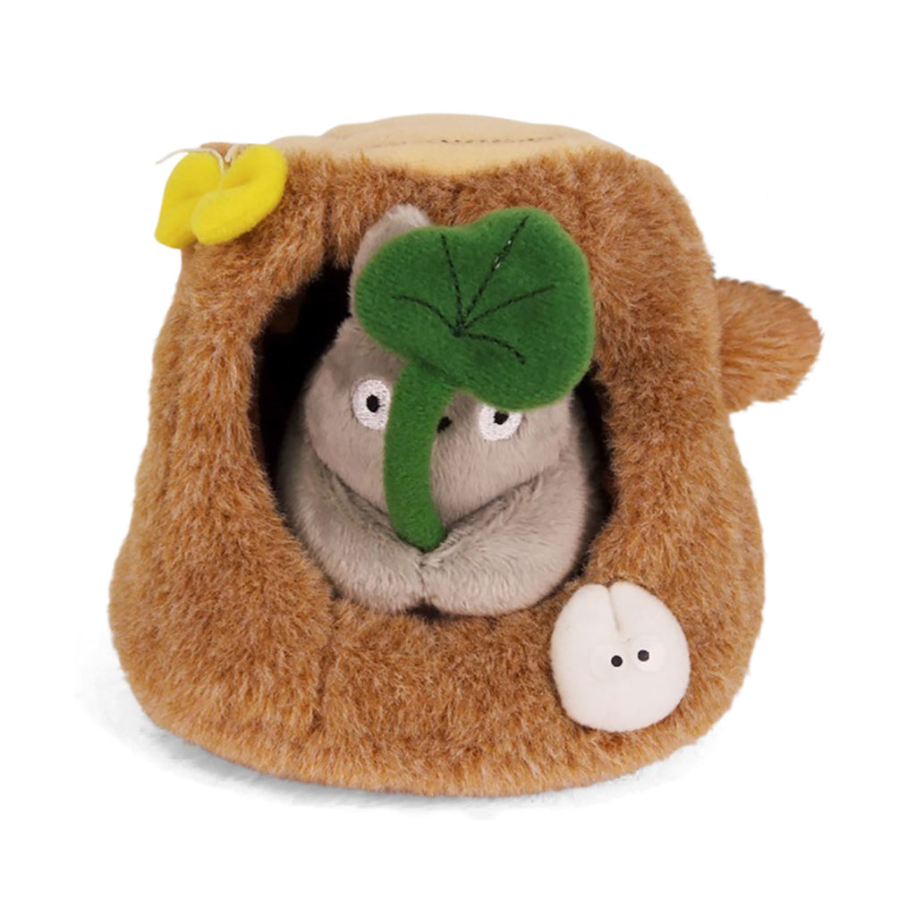 Immagine del prodotto Totoro - Figura di peluche con tronco d'albero