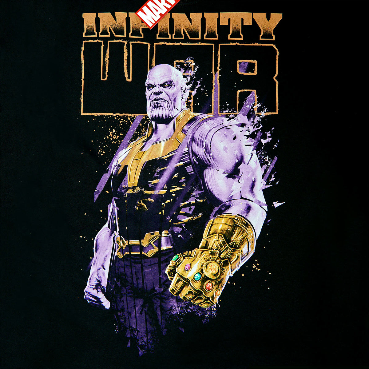 Immagine del prodotto Avengers - T-shirt nera Furious Thanos