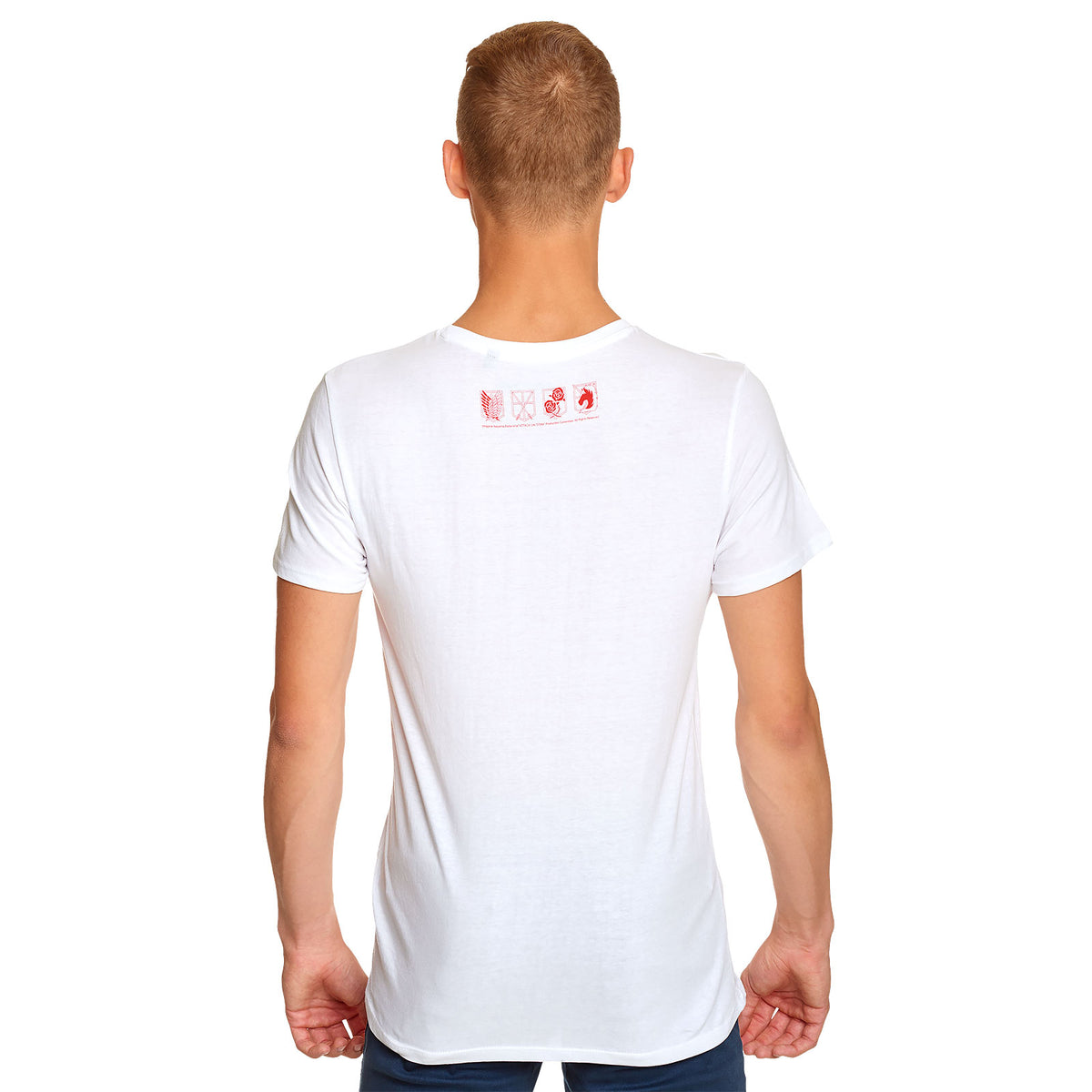 Immagine del prodotto Attack on Titan - T-shirt bianca del trio Survey Corps