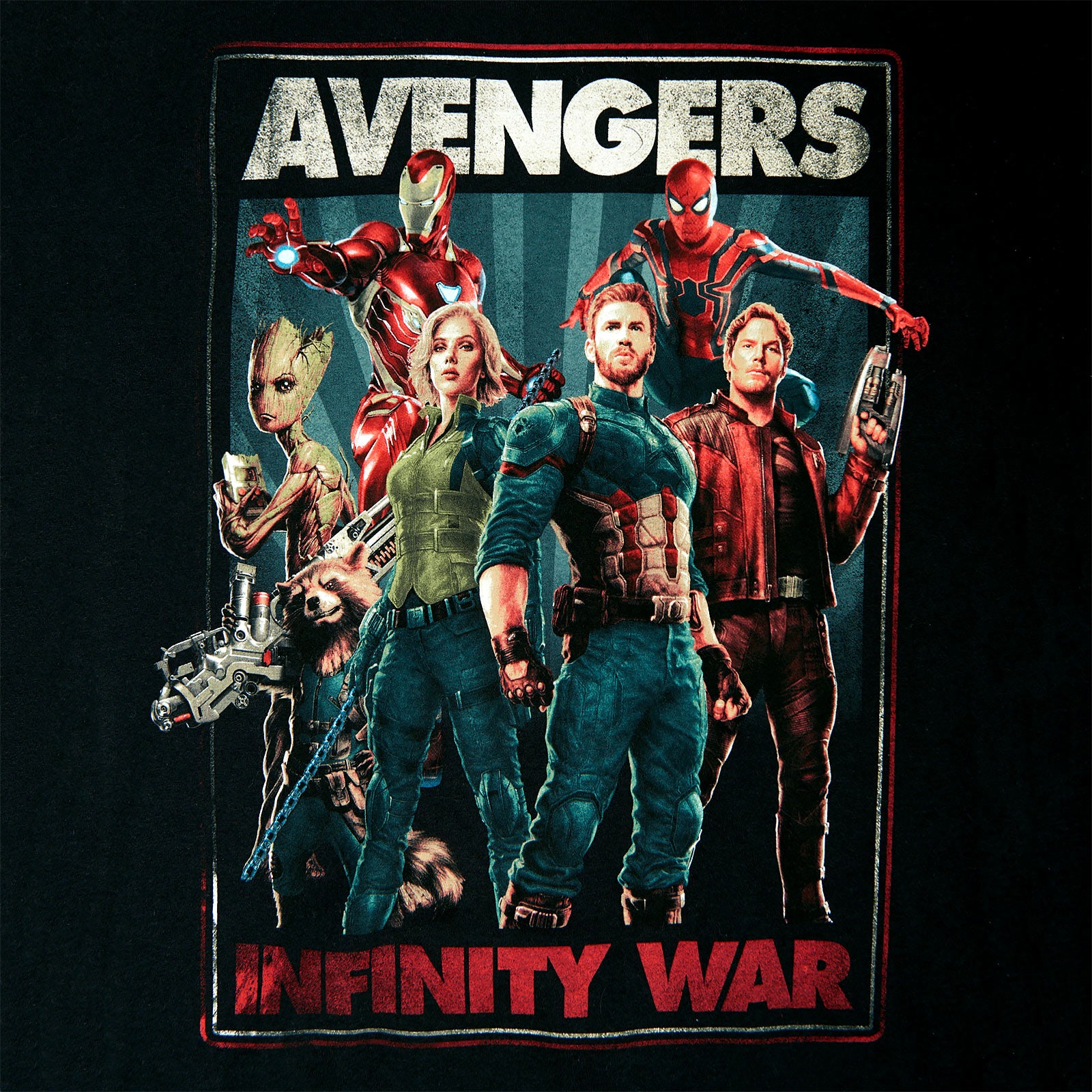 Immagine del prodotto Avengers - T-shirt Collage Eroi Infiniti nera