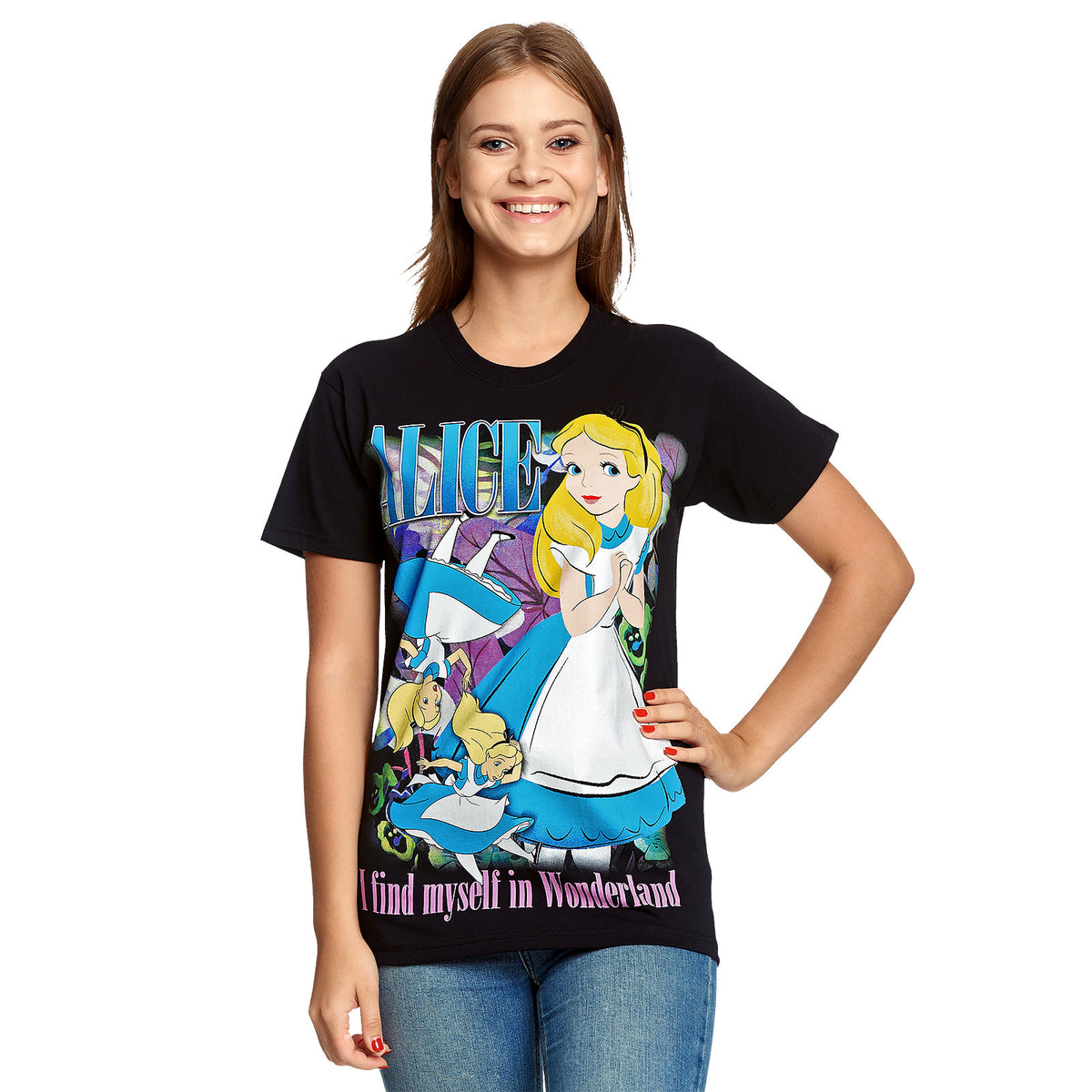 Immagine del prodotto Alice nel Paese delle Meraviglie - T-shirt 'Non come altre ragazze' nera