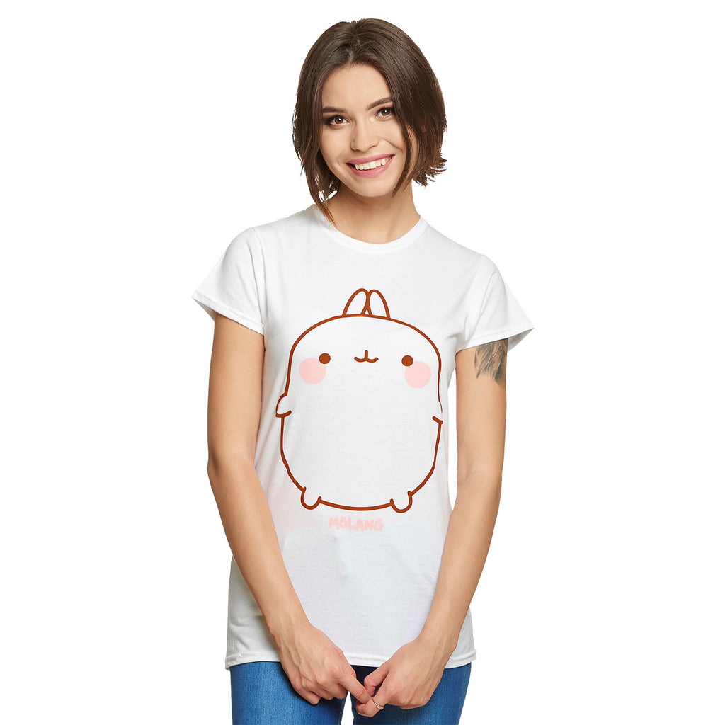 Immagine del prodotto Molang - T-shirt Sorriso da donna bianca