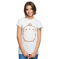 Immagine del prodotto Molang - T-shirt Sorriso da donna bianca