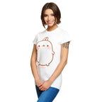 Immagine del prodotto Molang - T-shirt Sorriso da donna bianca
