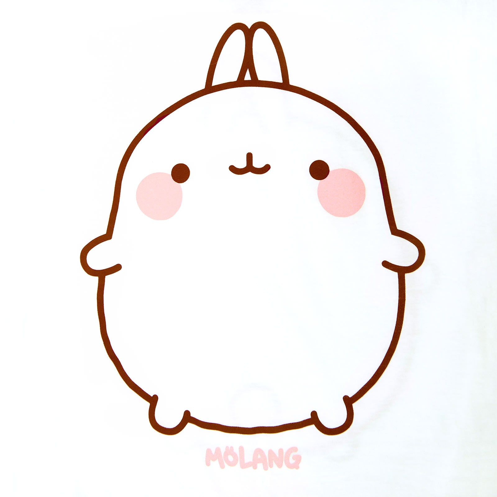 Immagine del prodotto Molang - T-shirt Sorriso da donna bianca