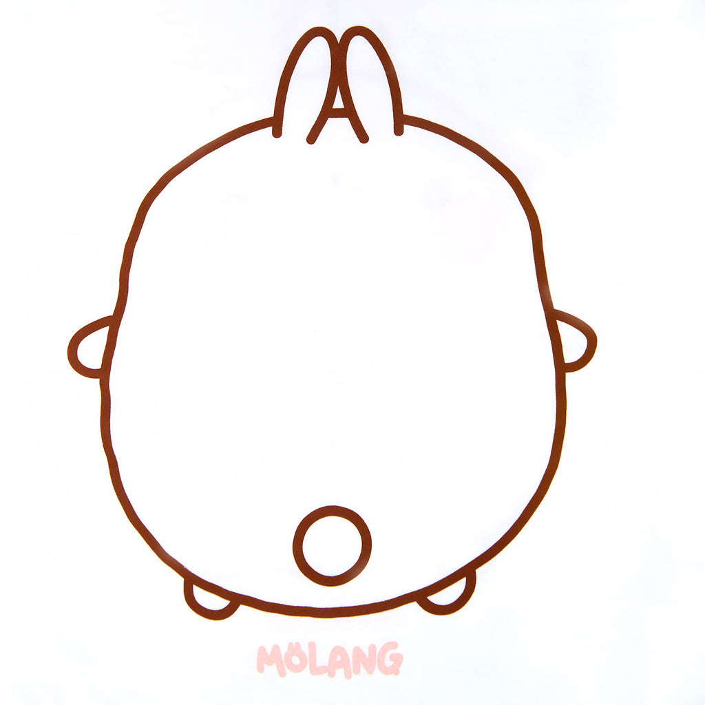 Immagine del prodotto Molang - T-shirt Sorriso da donna bianca