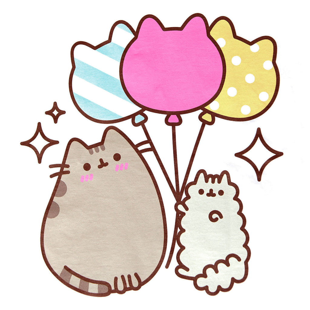 Immagine del prodotto Pusheen - T-shirt da donna Balloons bianca