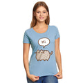 Immagine del prodotto Pusheen - Ciao Addio! T-shirt blu da donna