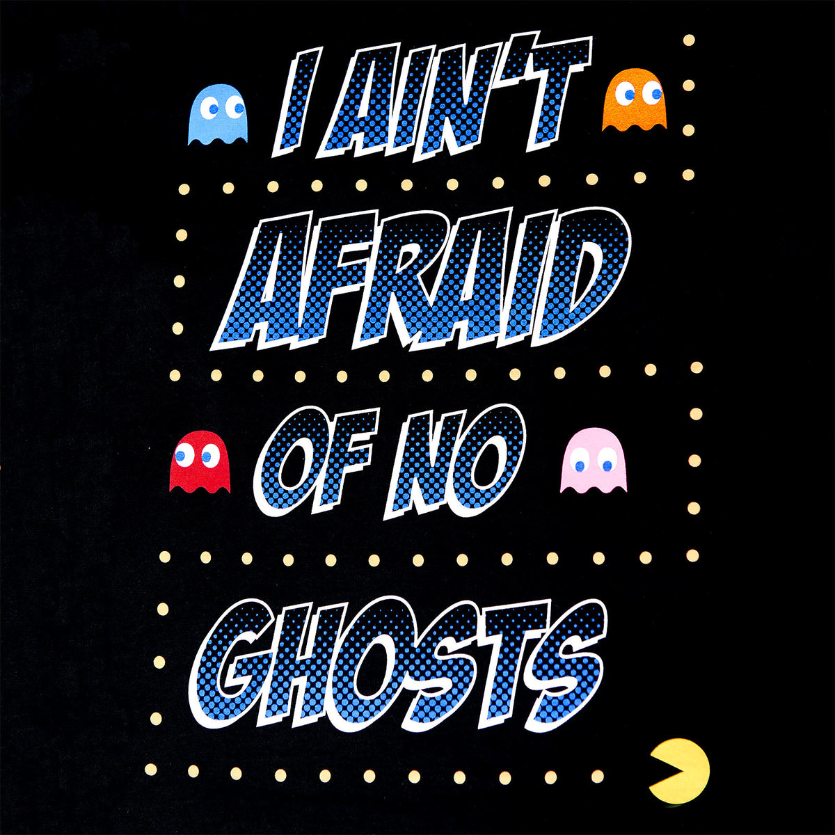 Immagine del prodotto Pac-Man - T-shirt nera 'Ain't Afraid of No Ghosts'