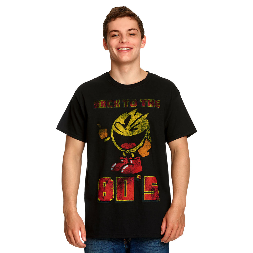 Immagine del prodotto Pac-Man - T-shirt nera 'Back to the 80's'