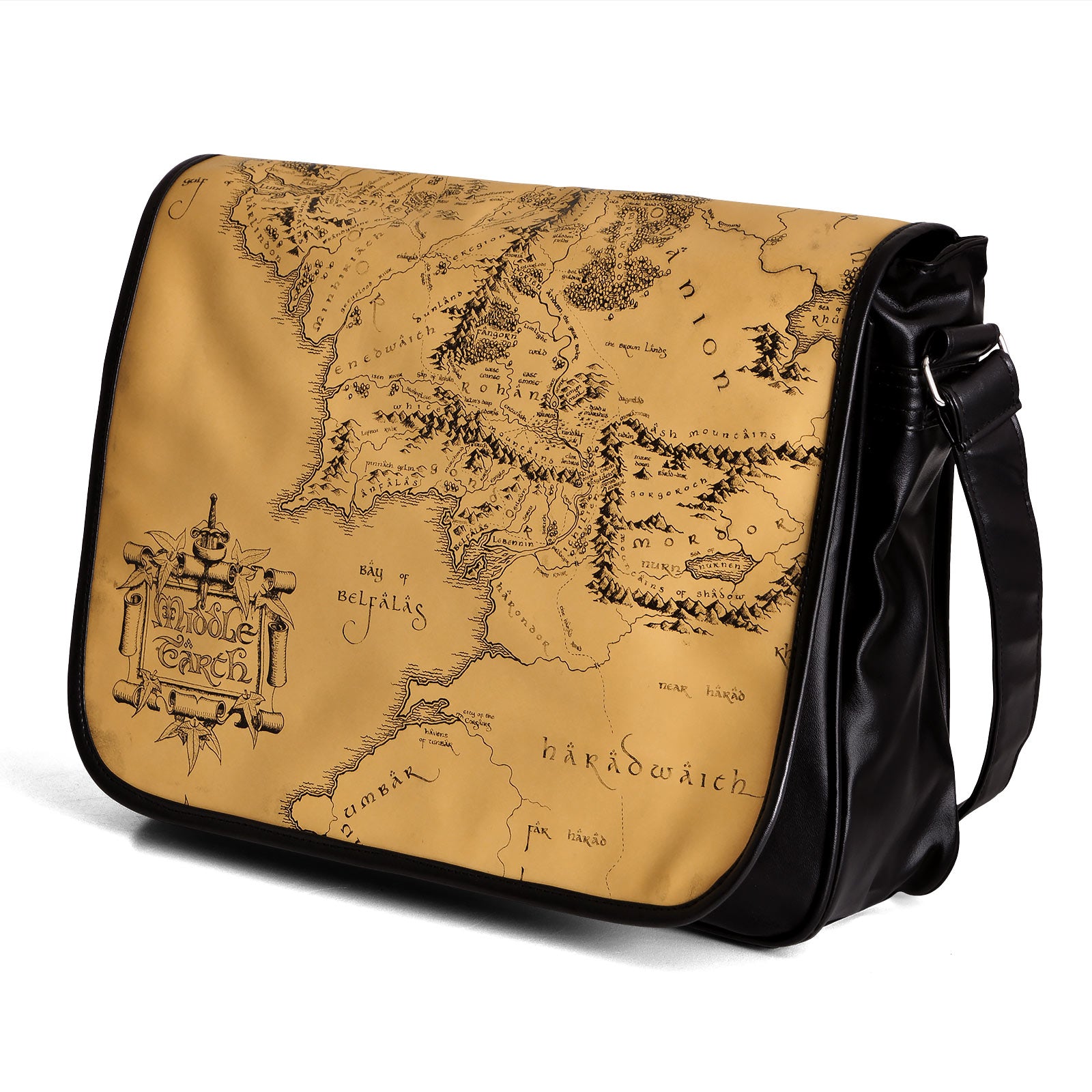Immagine del prodotto Il Signore degli Anelli - Borsa da college con mappa della Terra di Mezzo