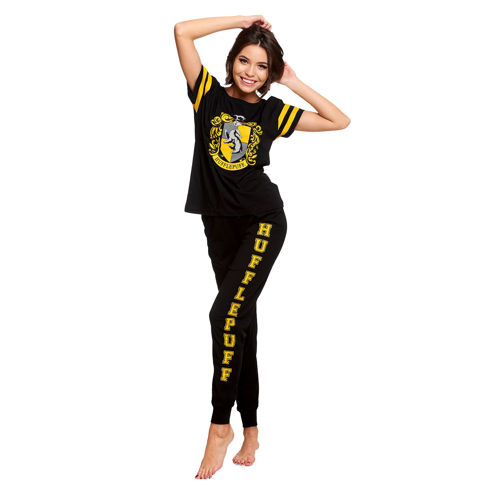 Immagine del prodotto Harry Potter - Pigiama da donna con stemma Hufflepuff