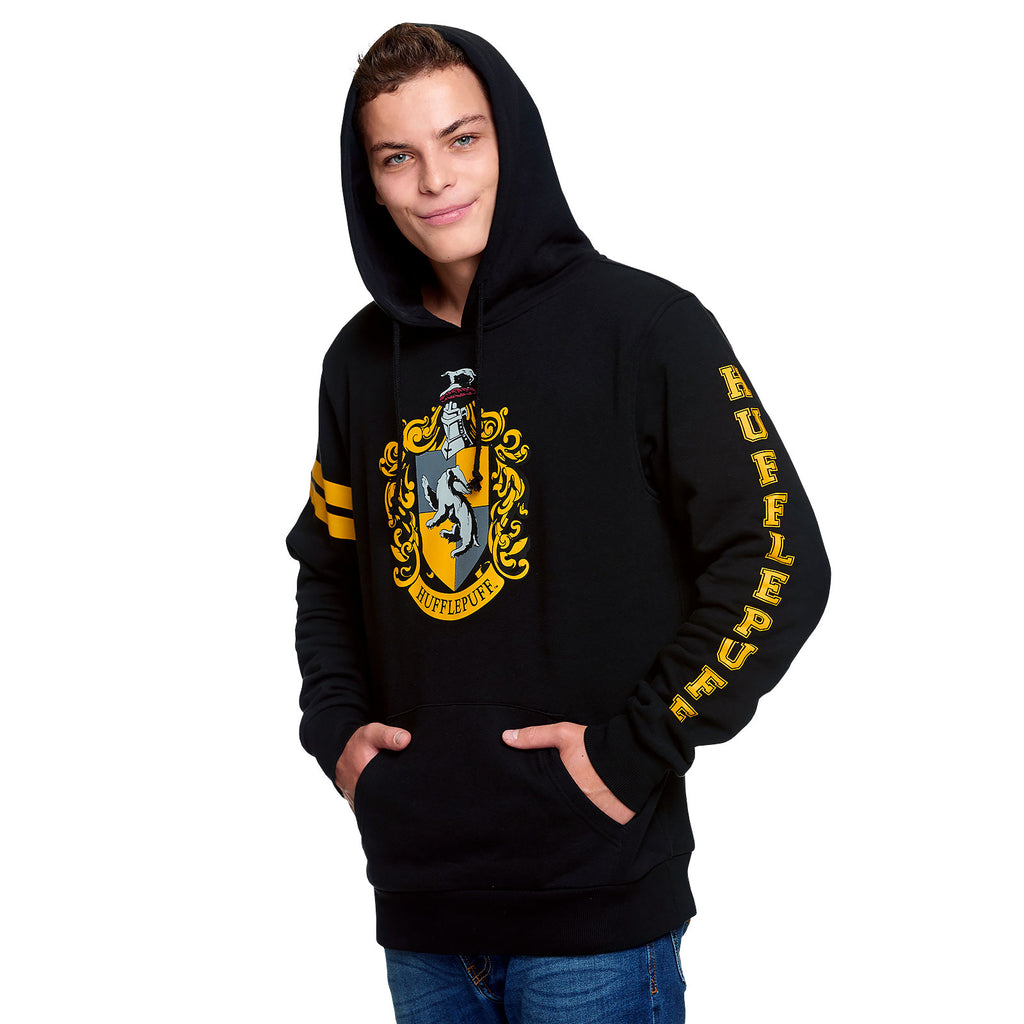 Immagine del prodotto Harry Potter - Felpa con cappuccio stemma Hufflepuff