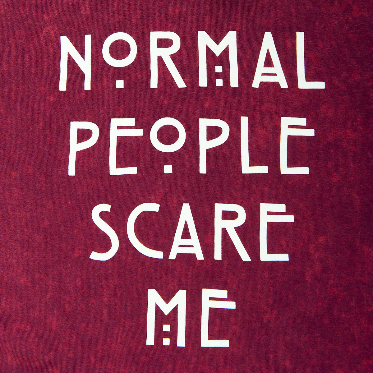 Immagine del prodotto American Horror Story - T-shirt donna 'Normal People Scare Me' rossa