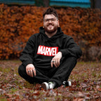 Immagine del prodotto Marvel - Felpa con cappuccio nera con logo