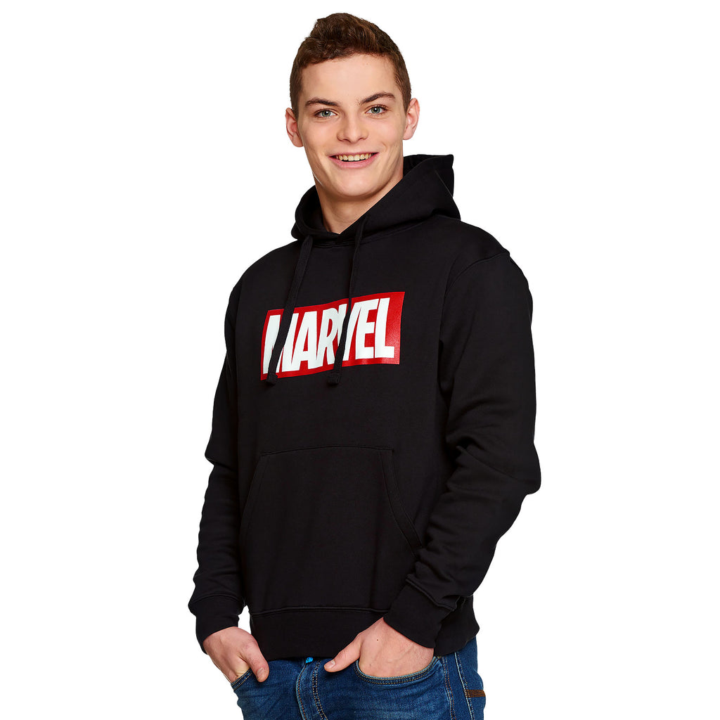 Immagine del prodotto Marvel - Felpa con cappuccio nera con logo