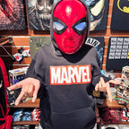 Immagine del prodotto Marvel - Felpa con cappuccio nera con logo