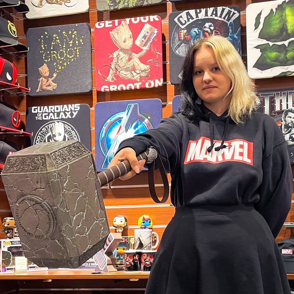 Immagine del prodotto Marvel - Felpa con cappuccio nera con logo