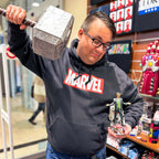 Immagine del prodotto Marvel - Felpa con cappuccio nera con logo