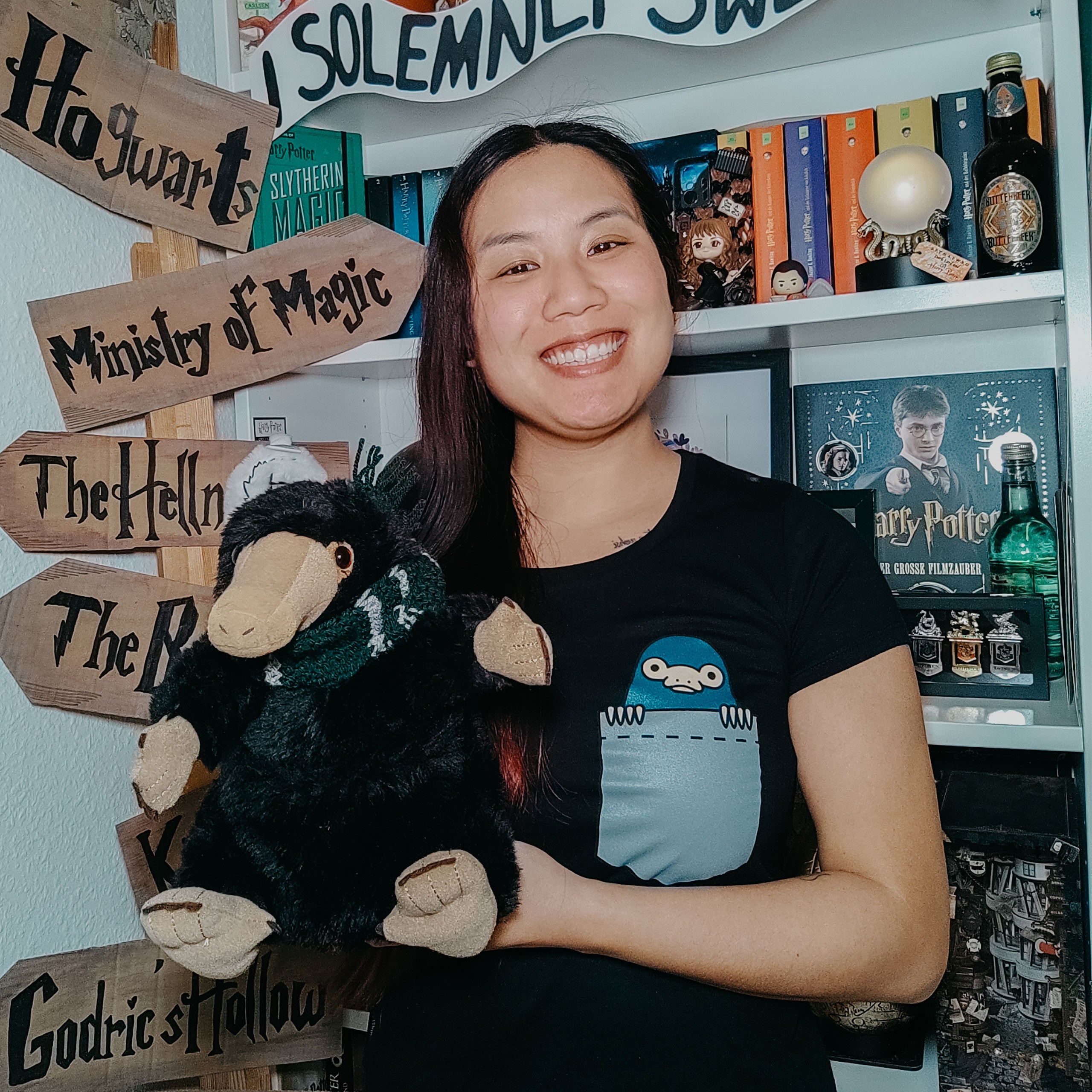 Immagine del prodotto Pocket Niffler - Maglietta da donna nera Fantastic Beasts