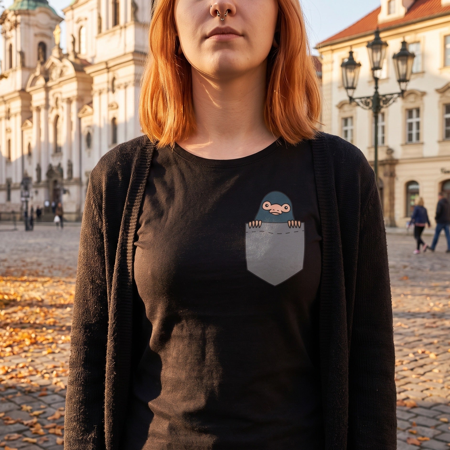 Immagine del prodotto Pocket Niffler - Maglietta da donna nera Fantastic Beasts